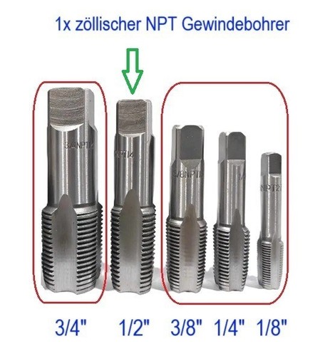 Npt gewindebohrer - npt,
