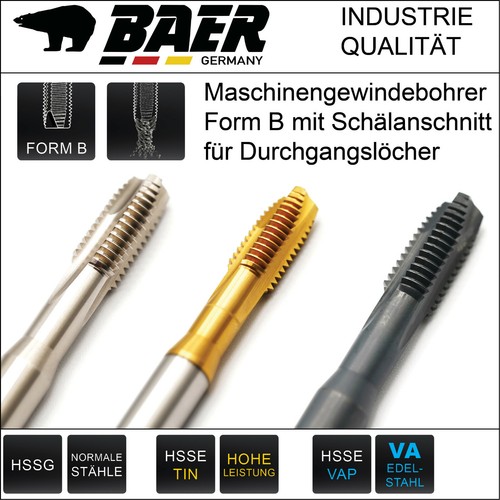 Gewindebohrer m16 in - m2-m16,